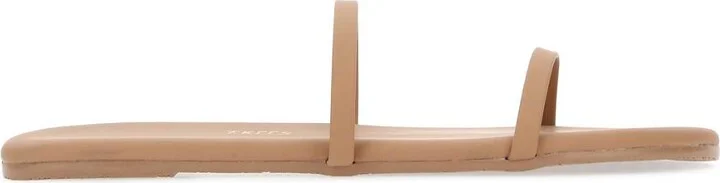 Skin Pink Leather Gemma Slippers