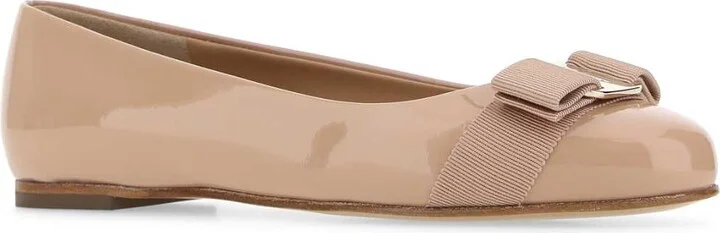 Skin Pink Leather Varina Ballerinas - Image 2