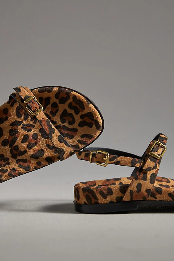 Skinny Buckle Slingback Sandals - Image 3