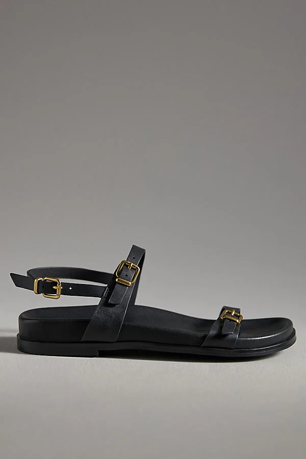 Skinny Buckle Slingback Sandals - Image 4