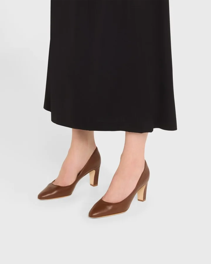 Skiotto Leather Pumps - Image 6