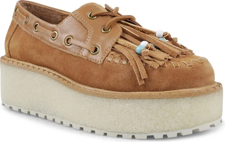 Skipper Platform Wedge Loafer