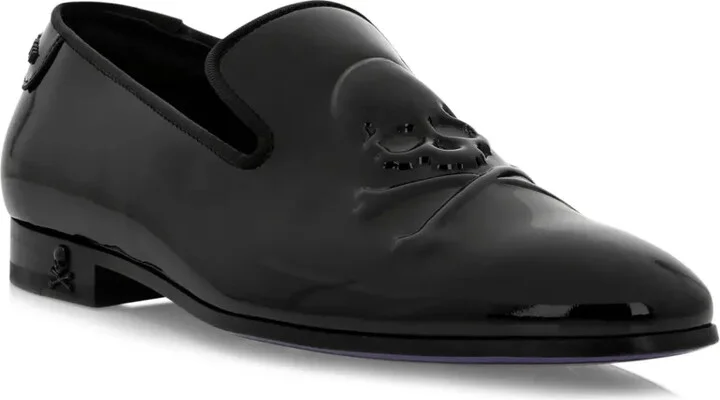 Skull&Bones patent leather loafers - Image 2