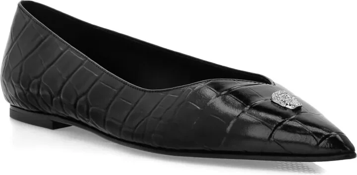 Skull-Embellished Flat Pumps - Image 2