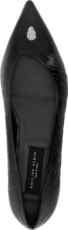 Skull-Embellished Flat Pumps - Image 3