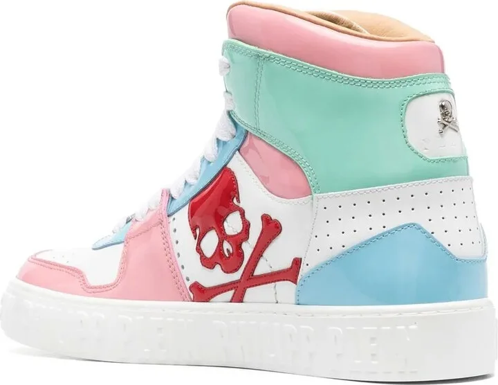 Skull high-top sneakers - Image 3