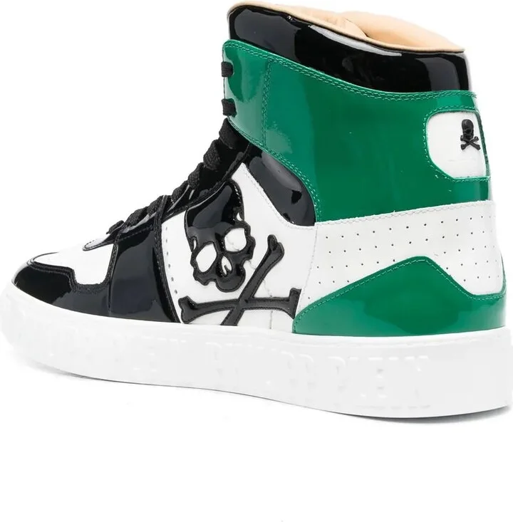 Skull lace-up sneakers - Image 3