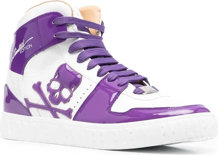 Skull lace-up sneakers - Image 2