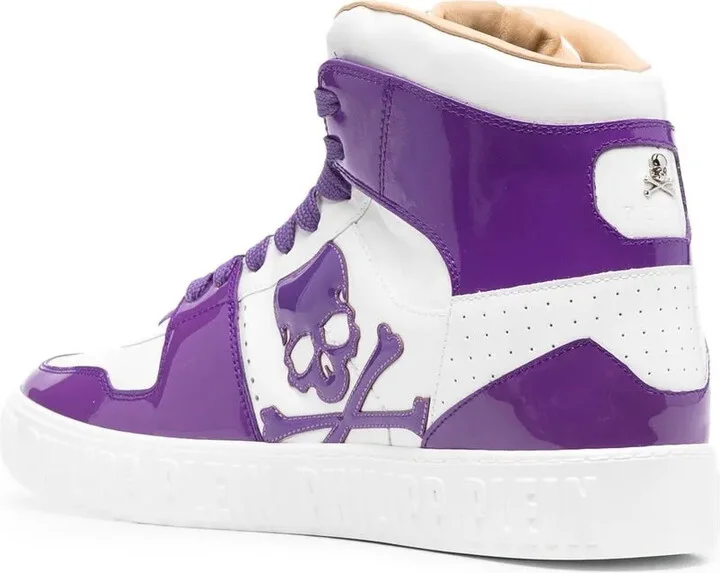 Skull lace-up sneakers - Image 3