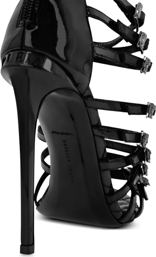 Skull leather sandals - Image 3