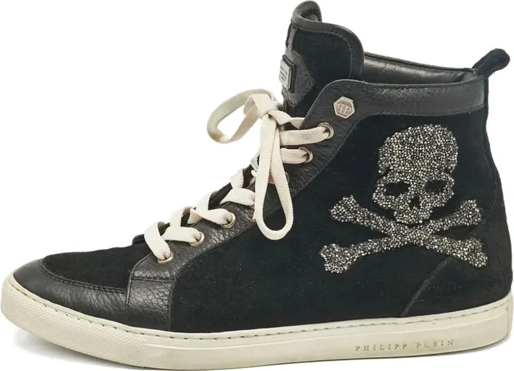 Skull Leather Sneakers