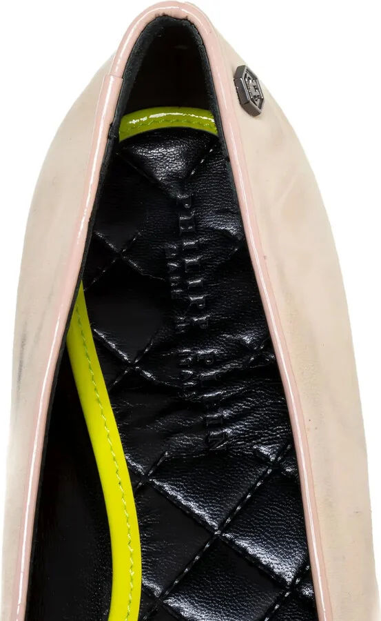 Skull Motif Suede Flats - Image 5
