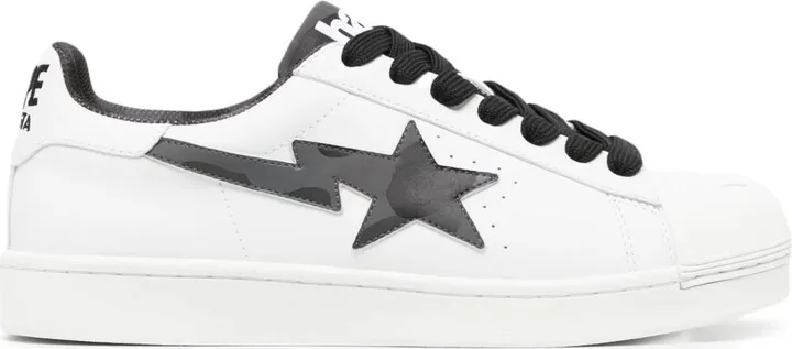 Skull STA logo-print sneakers