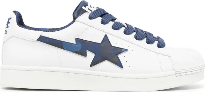 Skull STA logo-print sneakers