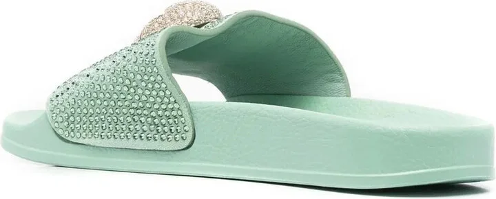 Skull strass pool slides - Image 3