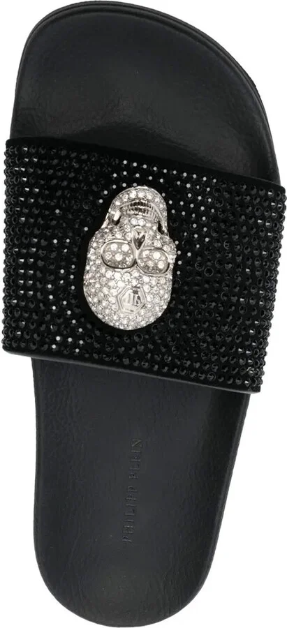 Skull strass pool slides - Image 4