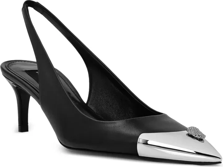 Skull Strass slingback pumps - Image 2
