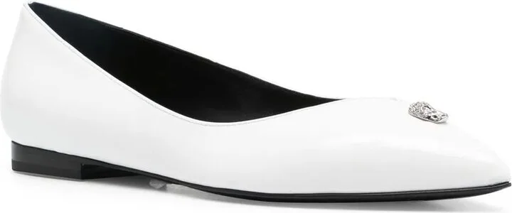 Skull-Stud Ballerina Shoes - Image 2