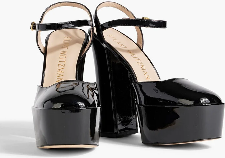 Sky High 145 patent-leather platform pumps - Image 2