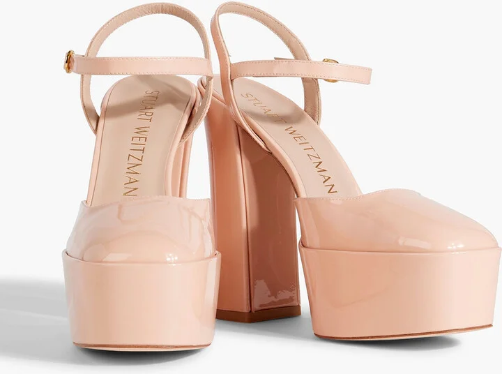 Sky High 145 patent-leather platform pumps - Image 5