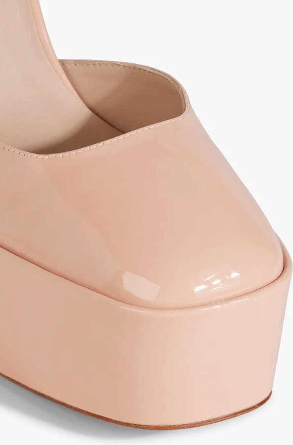 Sky High 145 patent-leather platform pumps - Image 7