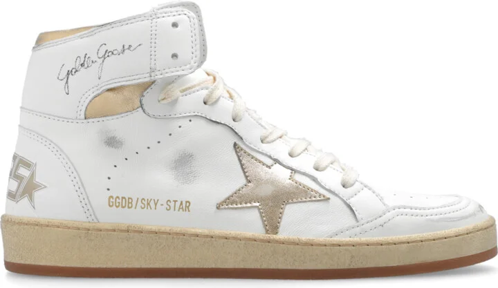 ‘Sky Star’ High-top Sneakers, , - White