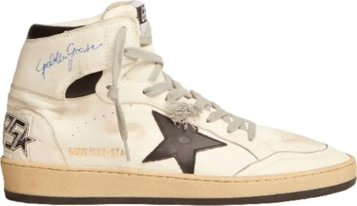 Sky-Star Signature on the Ankle and Black Star Men's Sneakers