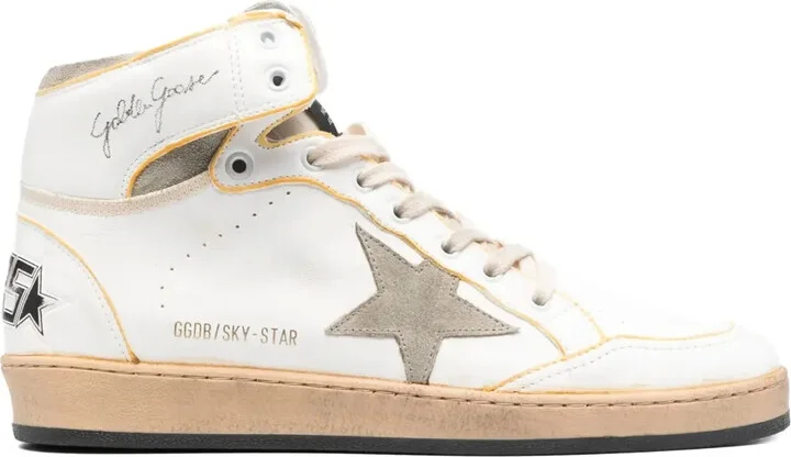 SKY STAR "White / Brown"
