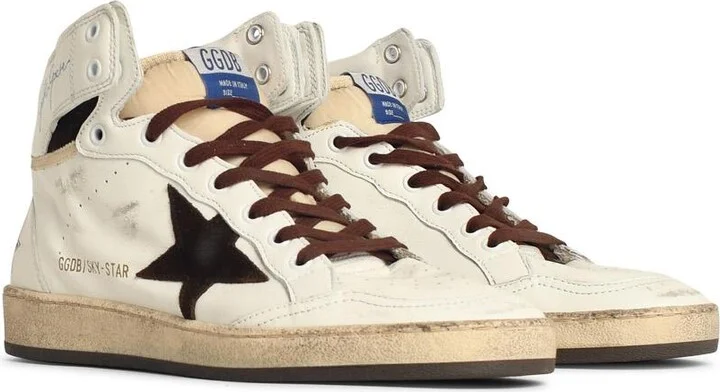 'sky Star' White Leather Sneakers - Image 2