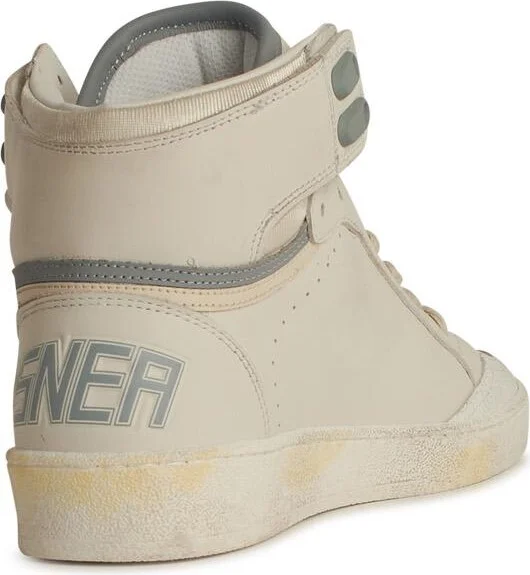'sky Star' White Leather Sneakers - Image 3