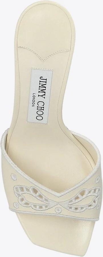 Skye 70 Sangallo Embroidered Sandals - Image 3