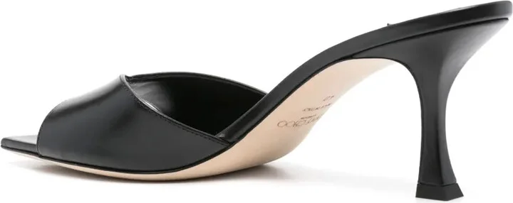 Skye 70mm leather mules - Image 3