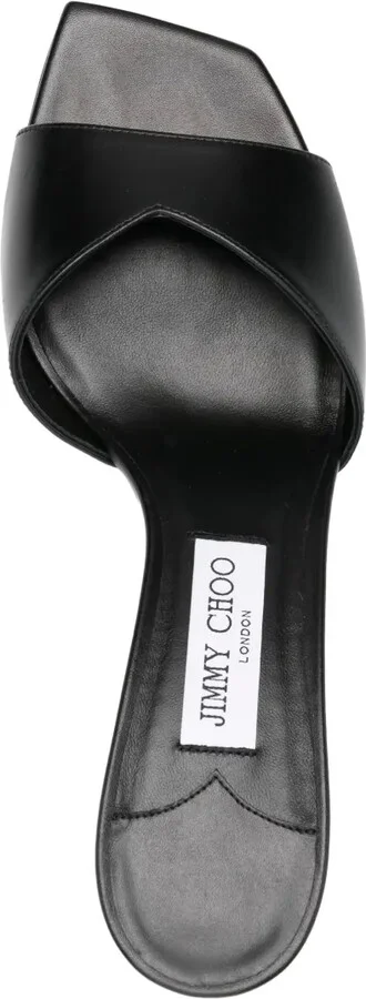 Skye 70mm leather mules - Image 4