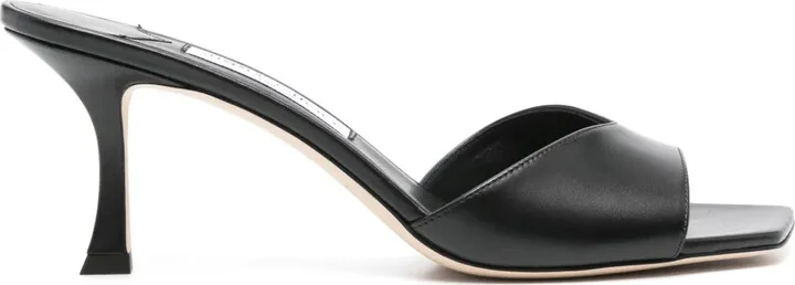 Skye 70mm leather mules