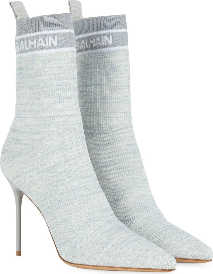 Skye 95mm knit ankle boots - Image 2