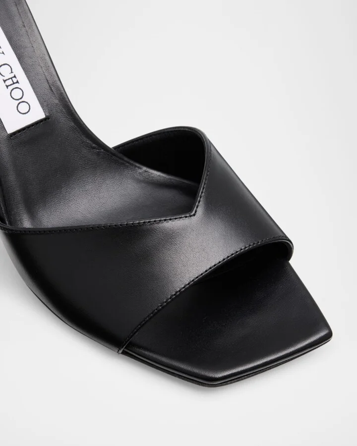 Skye Leather Slide Sandals - Image 4