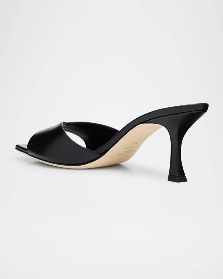 Skye Leather Slide Sandals - Image 5