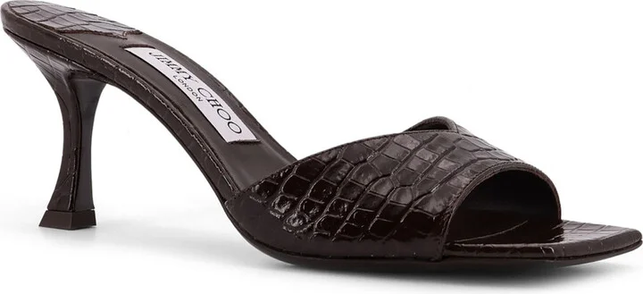 Skye Printed Leather Sandals - Image 2