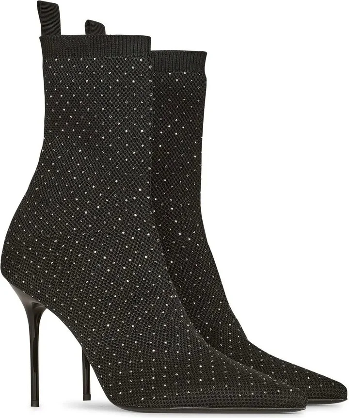 Skye stretch-knit ankle boots - Image 2