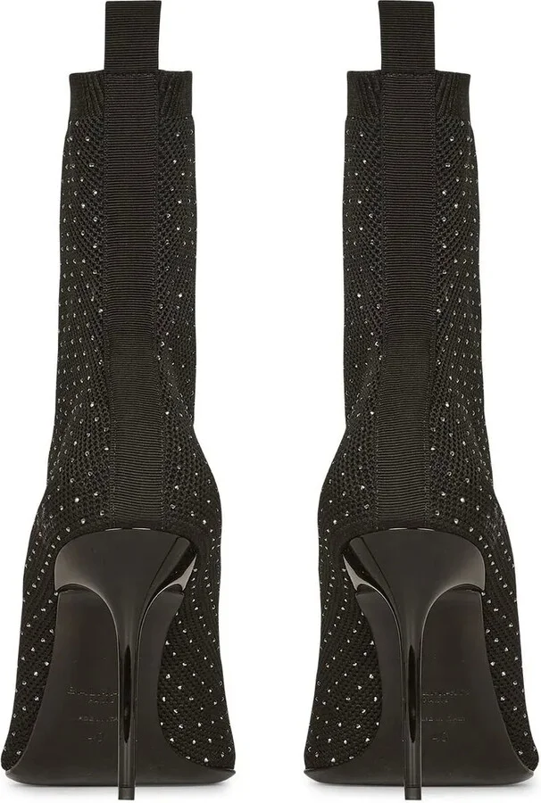 Skye stretch-knit ankle boots - Image 3