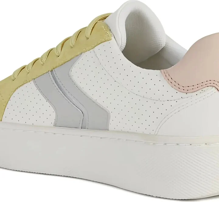 Skyely perforated-panel leather sneakers - Image 3