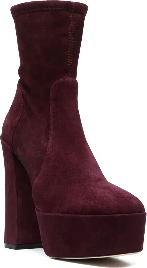 Skyhigh 145mm suede platform boots - Image 2