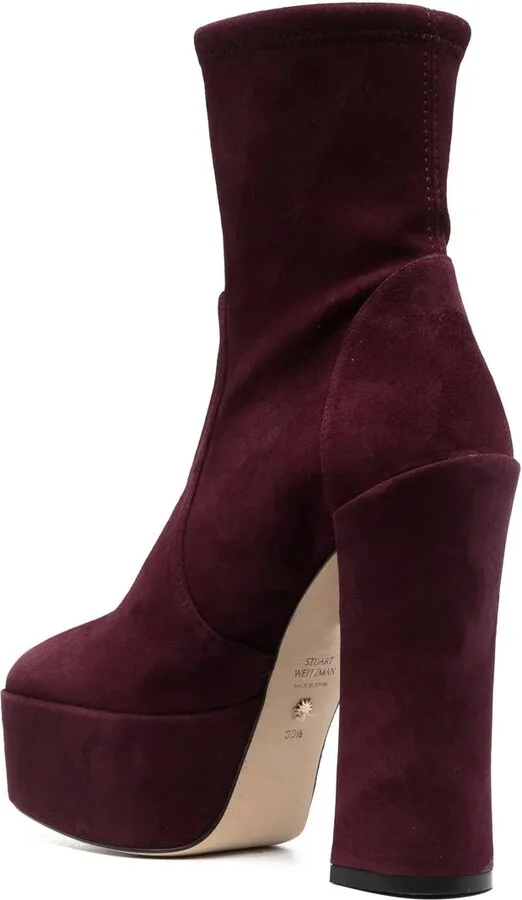 Skyhigh 145mm suede platform boots - Image 3