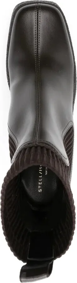 Skyla 110mm logo-tape boots - Image 4