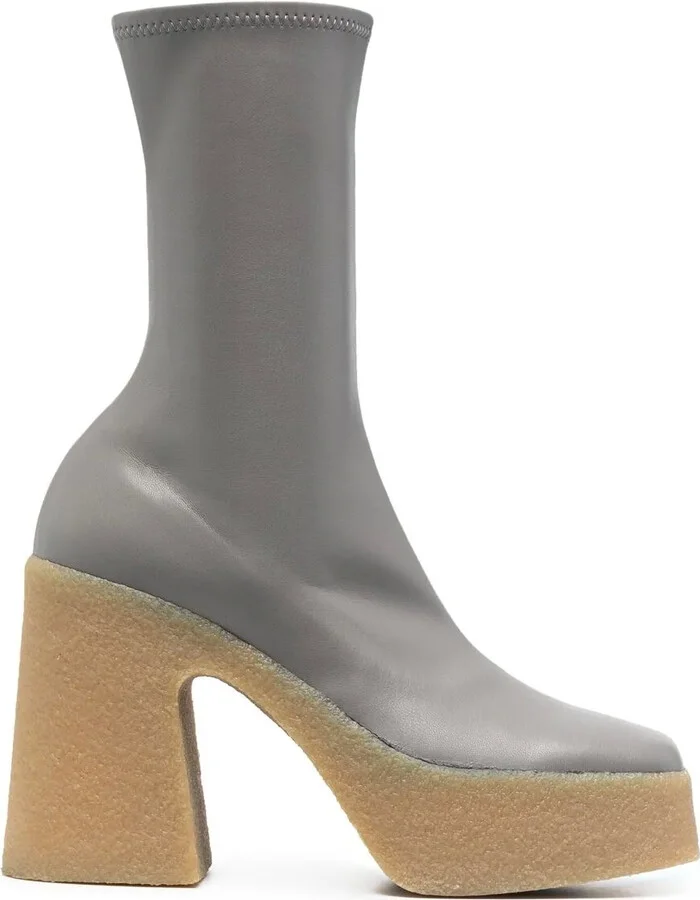 Skyla stretch platform boots