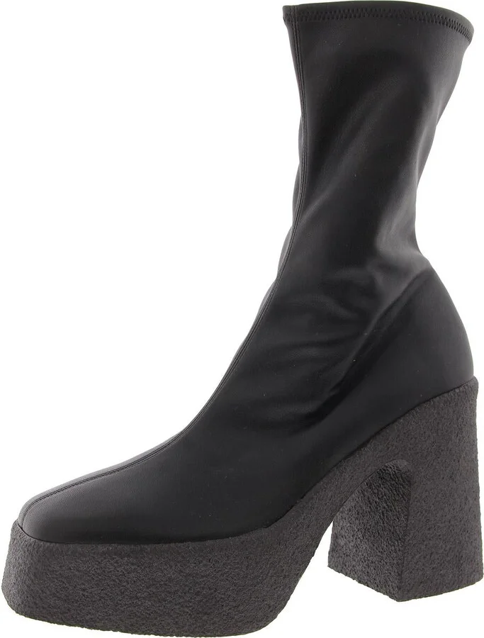 Skyla Womens Zipper Mid-Calf Boots