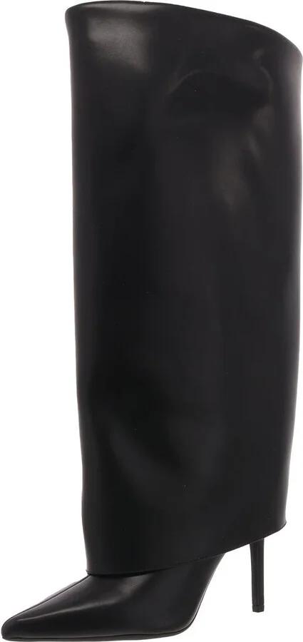 Skylar Womens Covered Heel Man Made Mid-Calf Boots