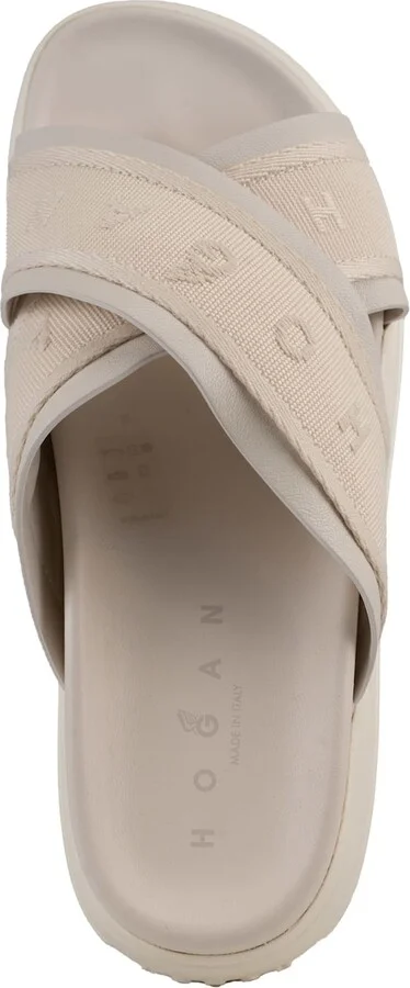 Skyscraper Sandals In Ivory Nappa - Image 3