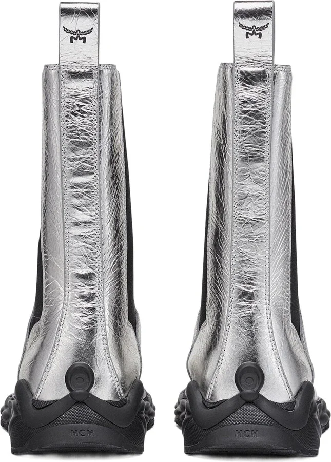 Skywander Boots in Metallic Calf Leather - Image 3