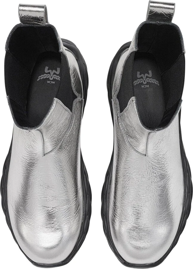 Skywander Boots in Metallic Calf Leather - Image 5